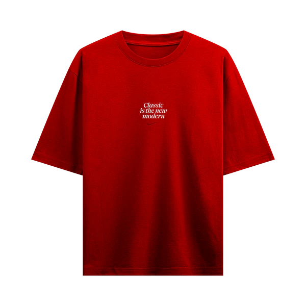 Myugen Nike Bitches Oversized T-Shirt Red